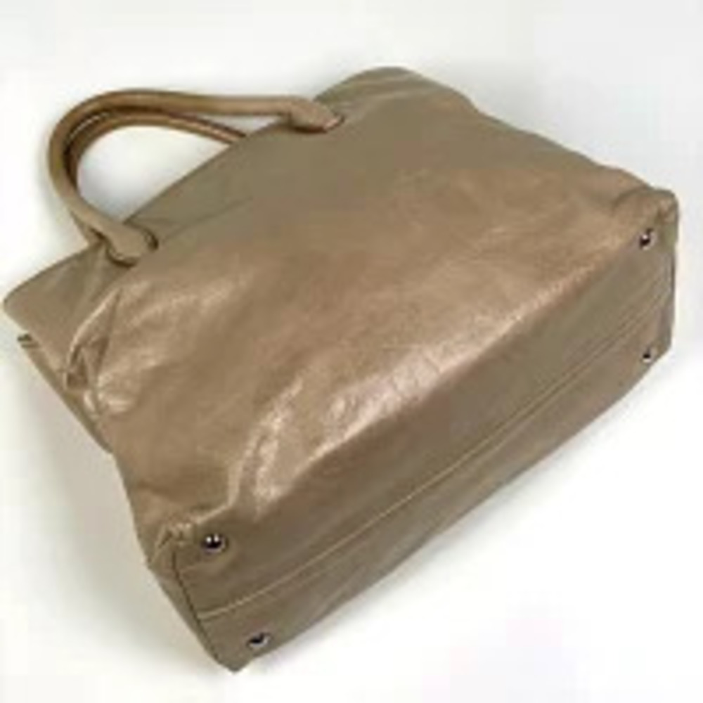 Miu Miu Bag Shoulder Beige Leather 2way Tan